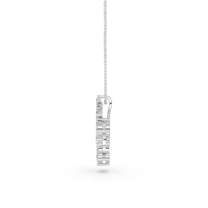 Silver E - Alphabet Pendant