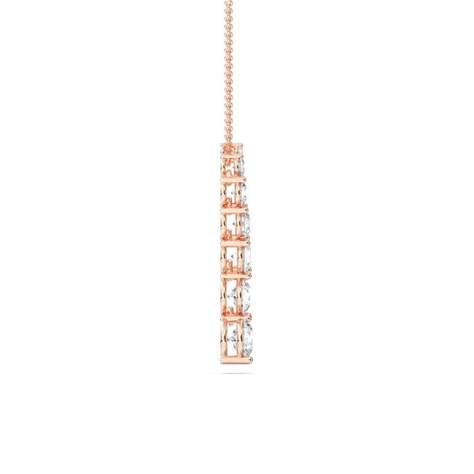 Rose gold Flexible Journey Pendant