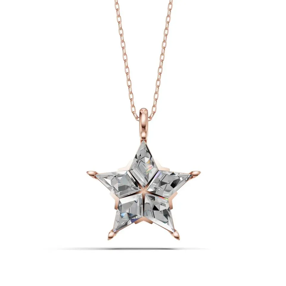Rose gold Cut Skystar Pendant