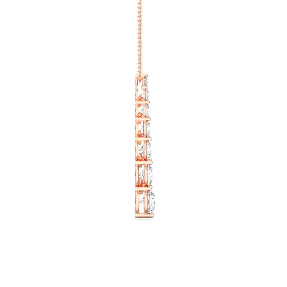 Rose gold Drop Pendant