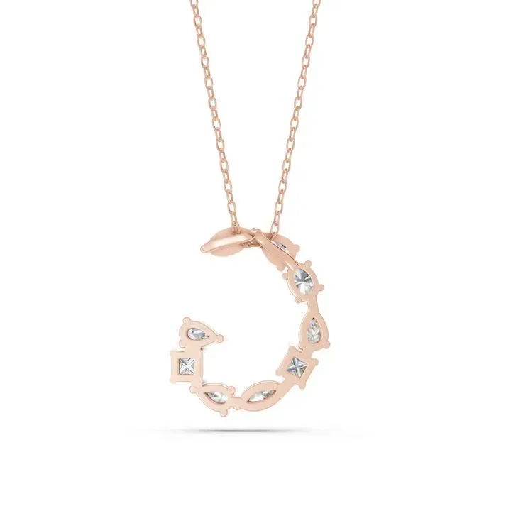 Rose gold G - Alphabet Pendant
