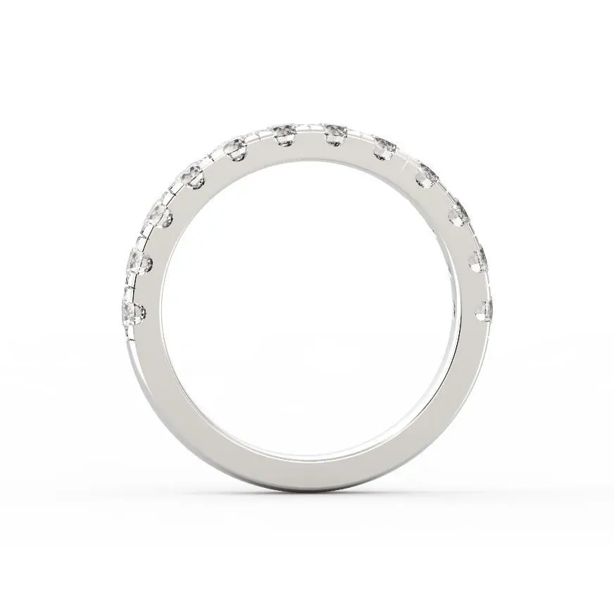 Platinum Halo Matching Wedding Band