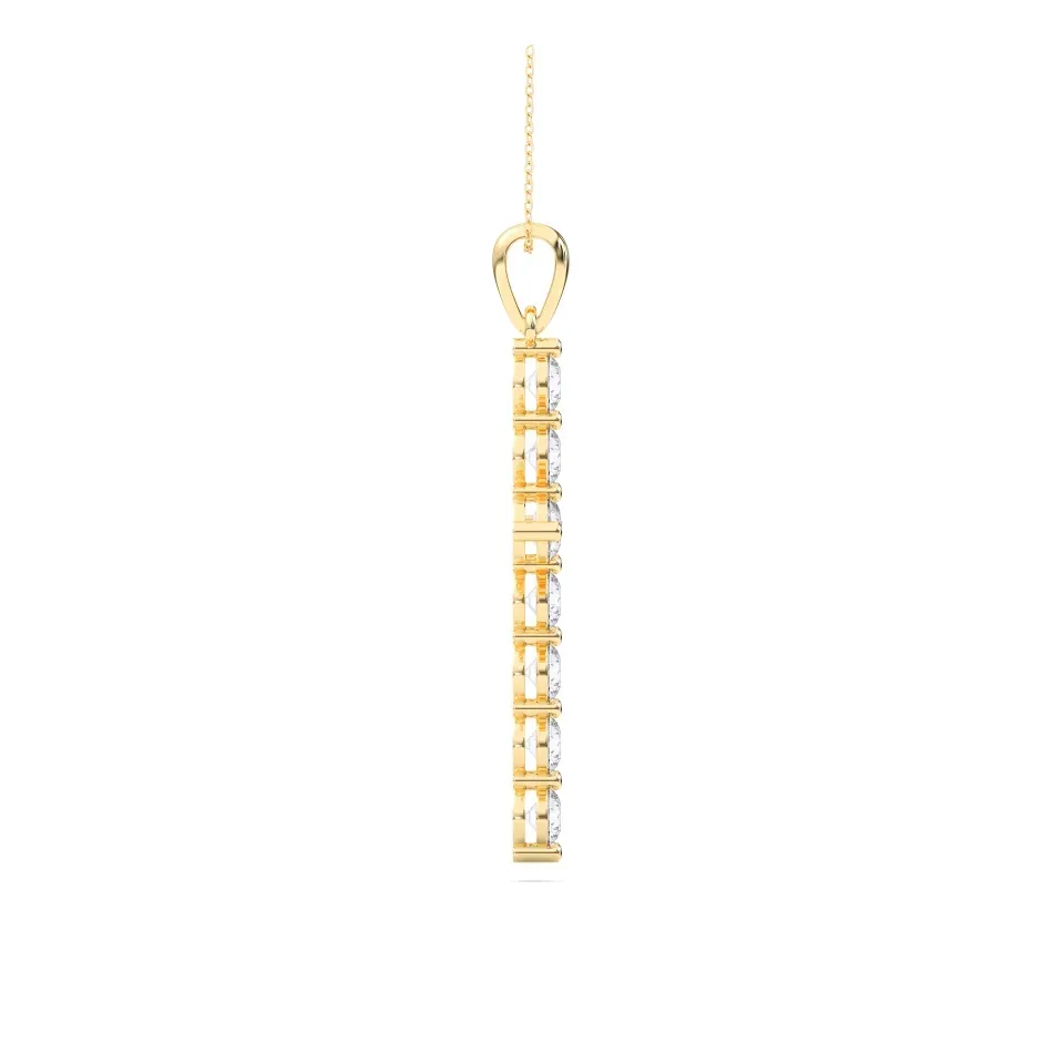 Yellow gold Cross Pendant Style 1