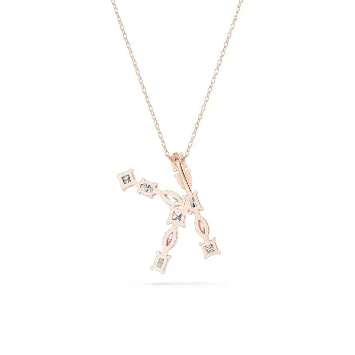 Rose gold K - Alphabet Pendant