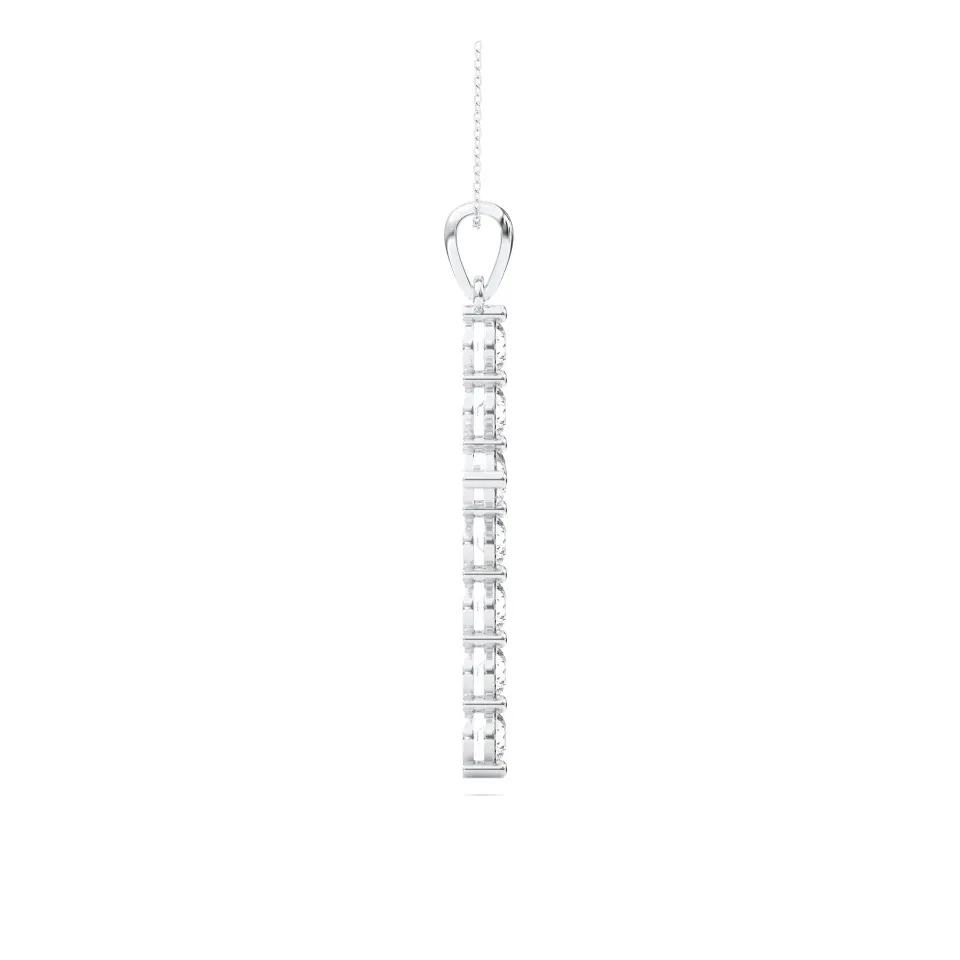 White gold Cross Pendant Style 1