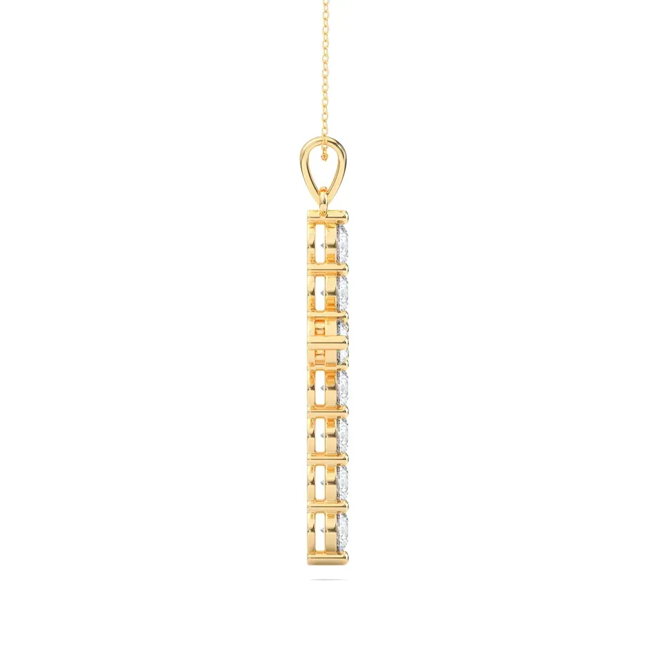 Yellow gold Cross Pendant Style 2