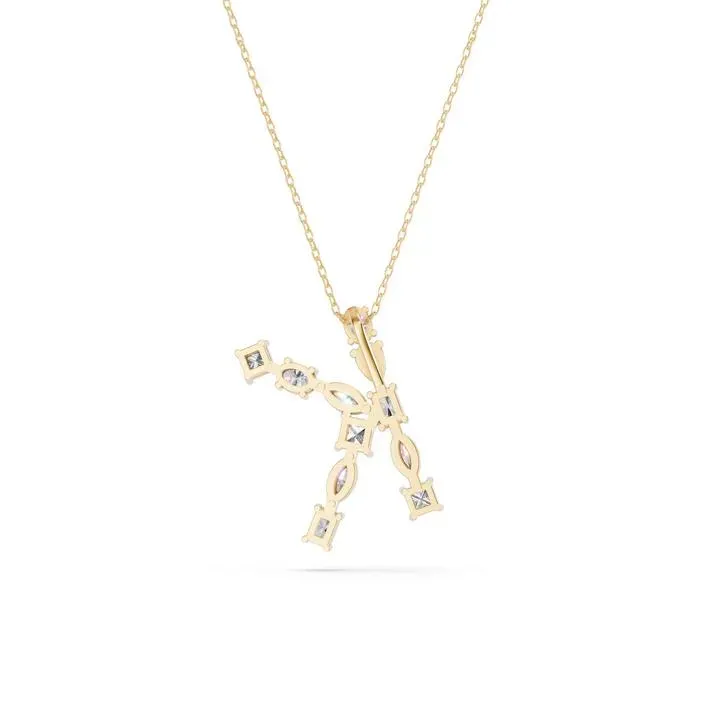 Yellow gold K - Alphabet Pendant