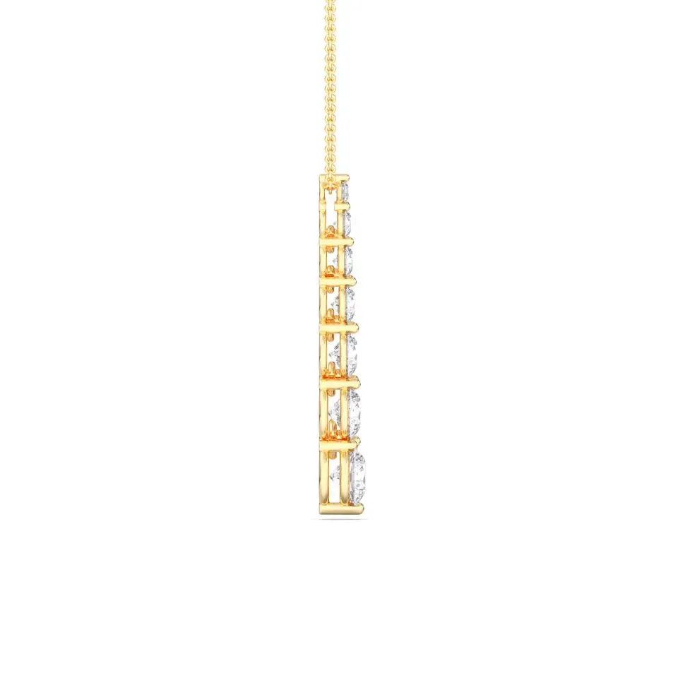 Yellow gold Drop Pendant