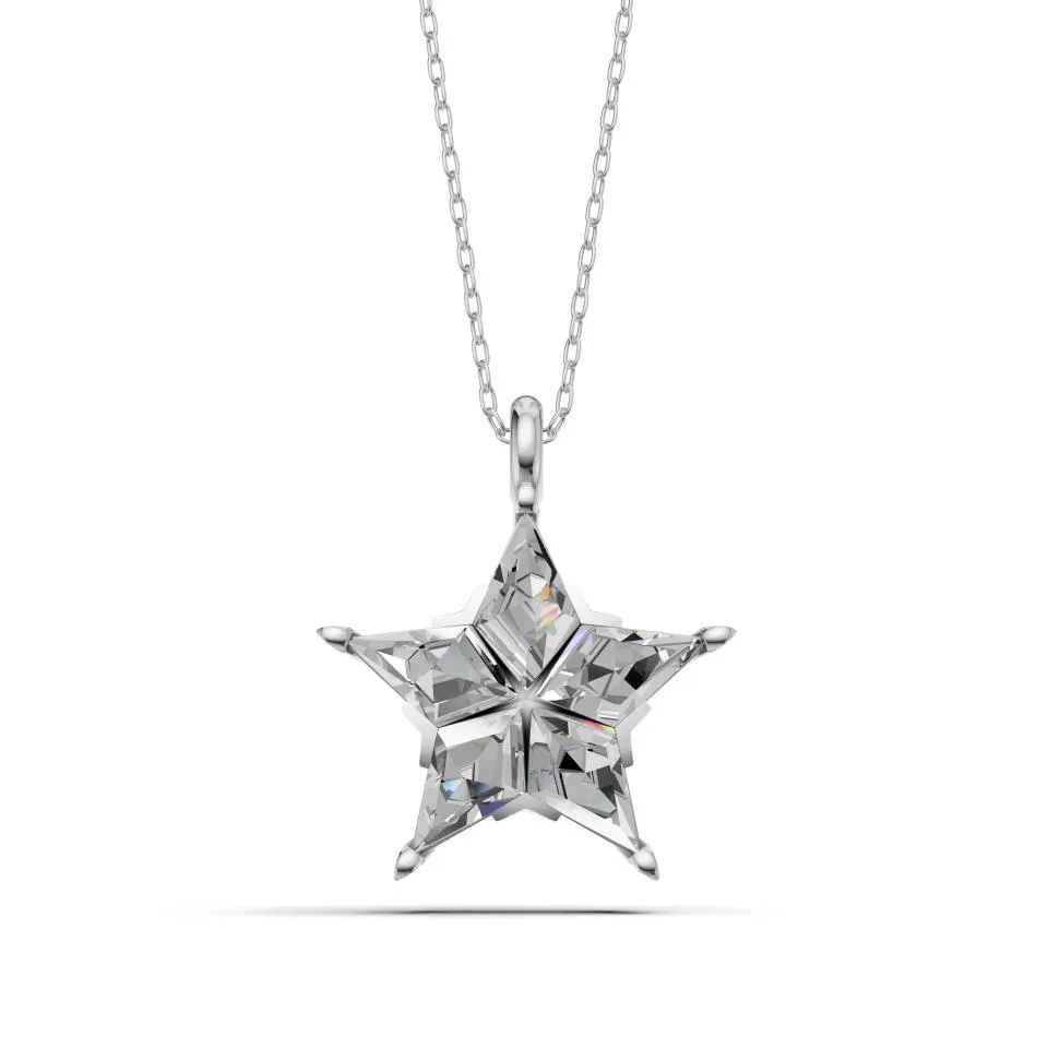White gold Cut Skystar Pendant