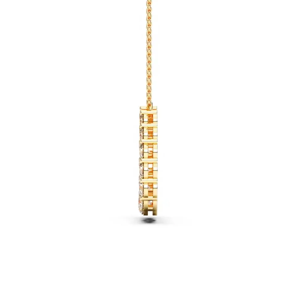 Yellow gold Horseshoe Pendant