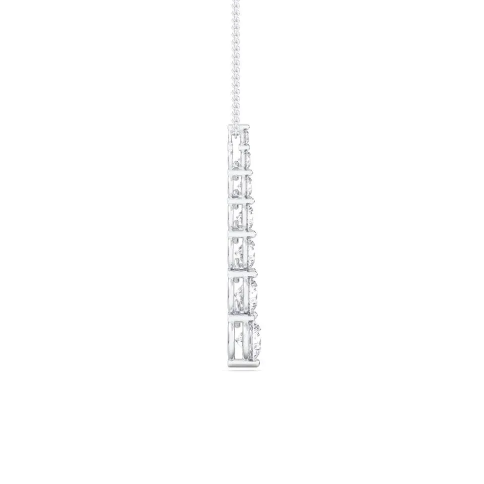 White gold Drop Pendant