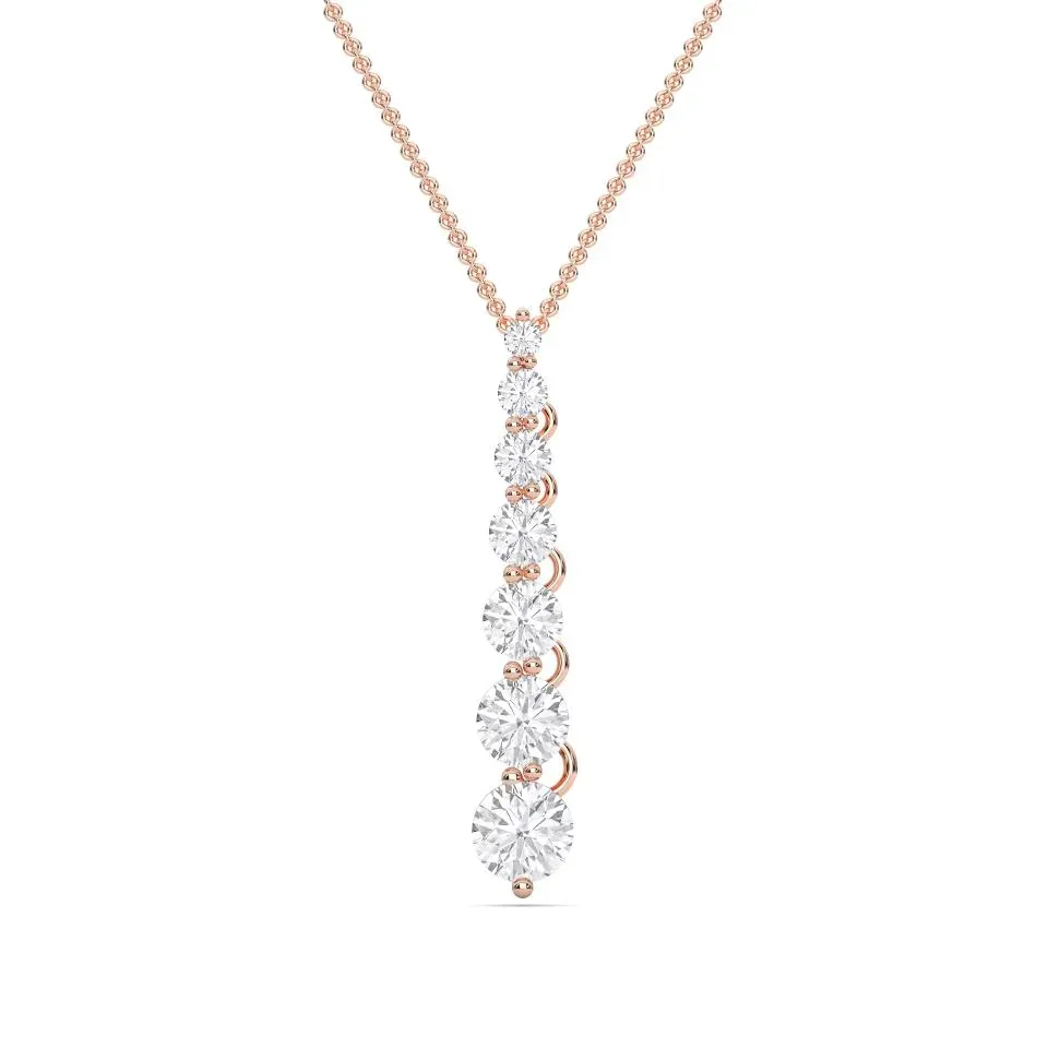 Rose gold Drop Pendant