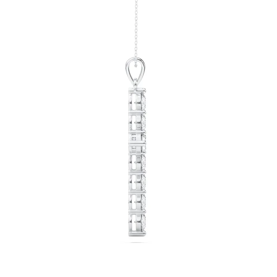 White gold Cross Pendant Style 2