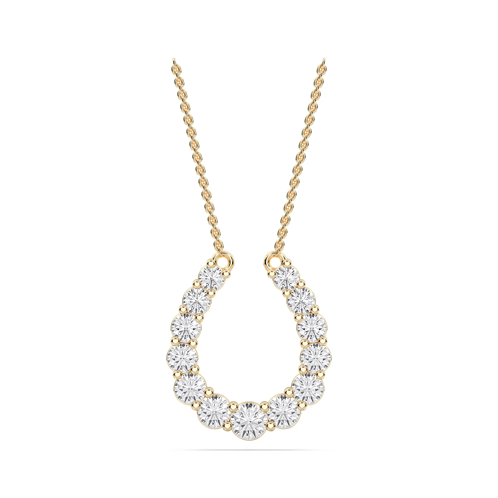 Yellow gold Horseshoe Pendant
