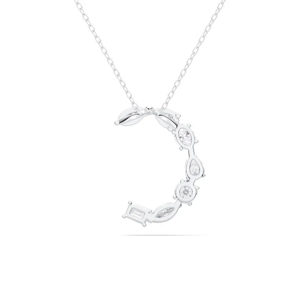 Silver C - Alphabet Pendant