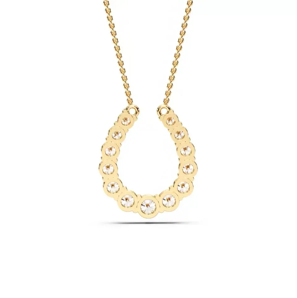 Yellow gold Horseshoe Pendant