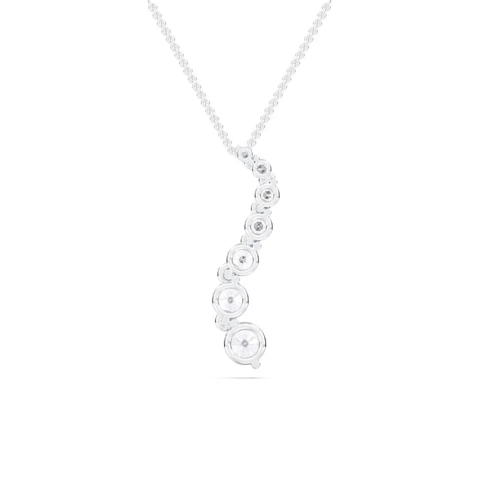 White gold Flexible Journey Pendant