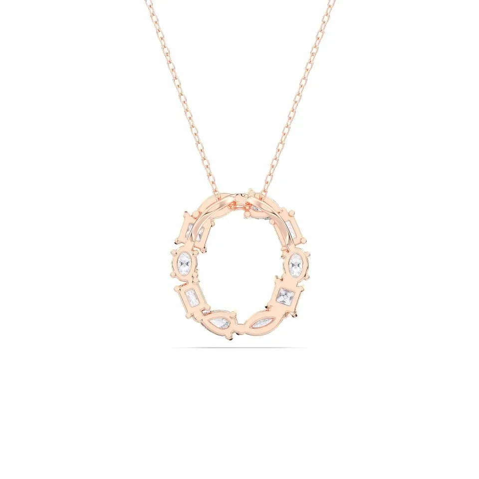 Rose gold O - Alphabet Pendant
