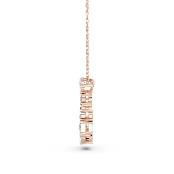 Rose gold G - Alphabet Pendant