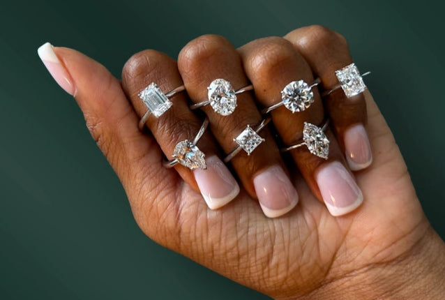 Lab-grown diamond engagement rings at ROCKRUSH — Jewelry Store in Nolita